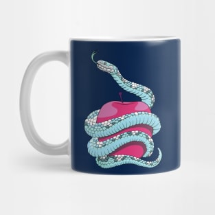 Snake and apple - Temptation Mug